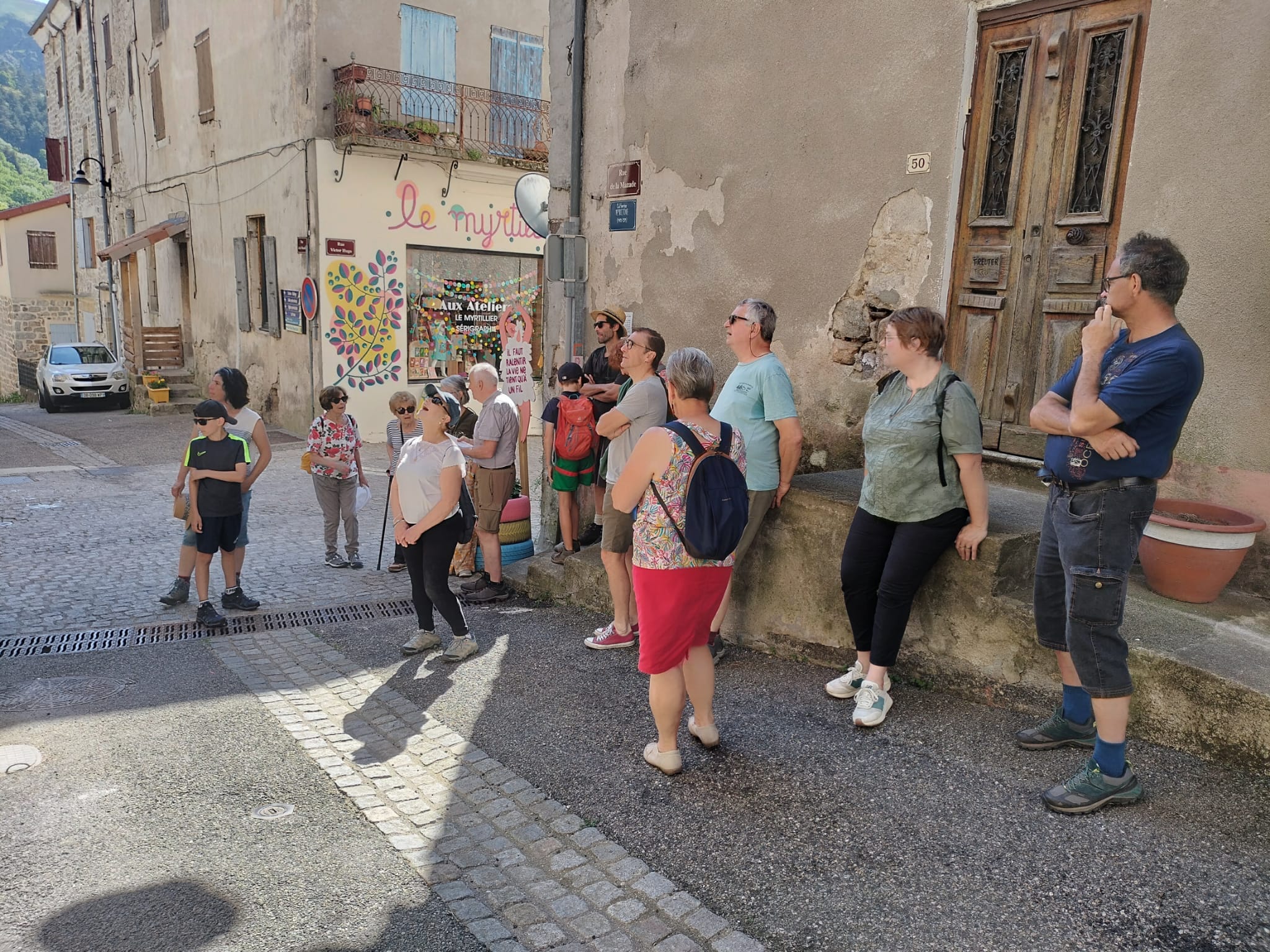 Visite du village de Montpezat sous Bauzon visite 4